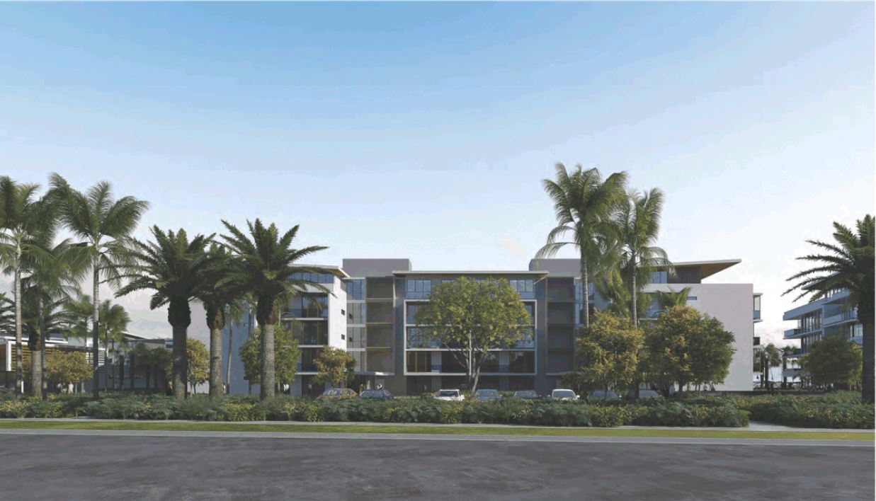Burnett Heads Gateway Marina perspective view building D Burnett Heads Gateway Marina