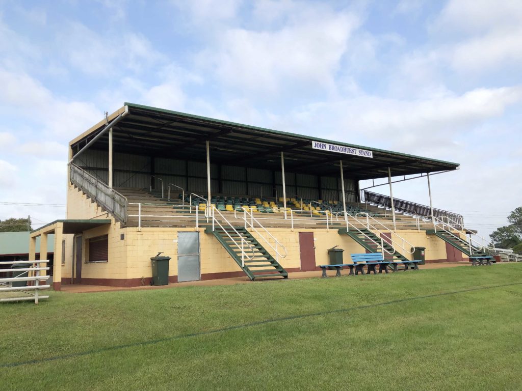 The grandstand at Childers Showgrounds