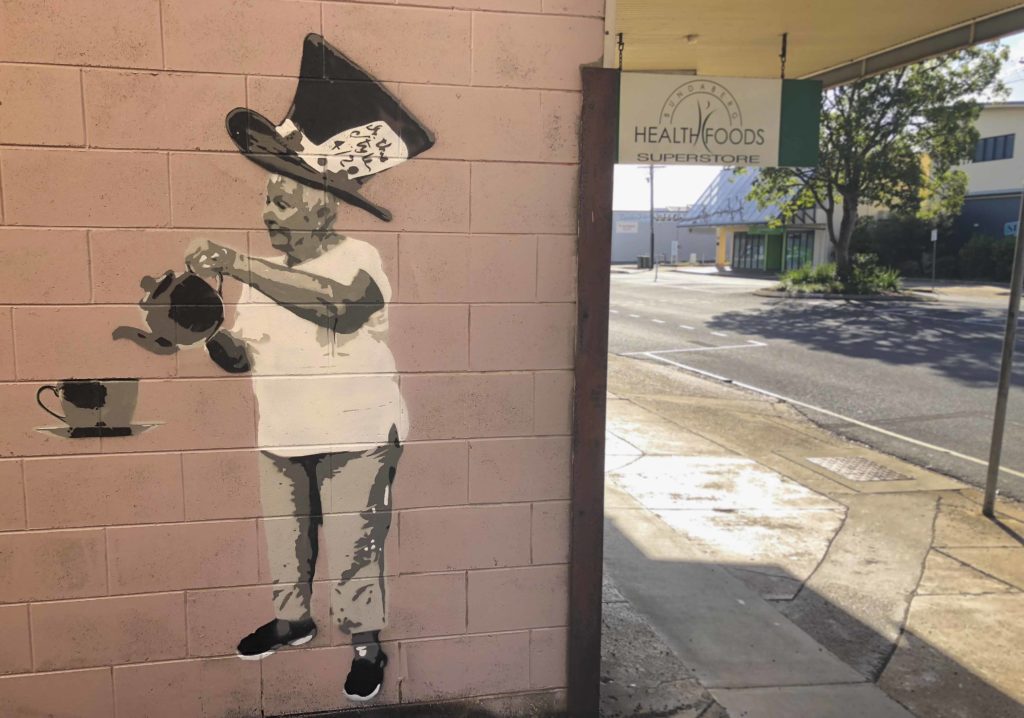 Mad Hatter mural