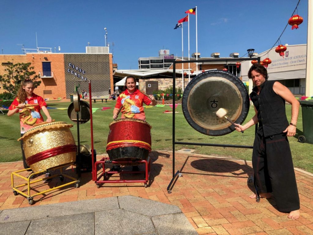 Chinese New Year drummers