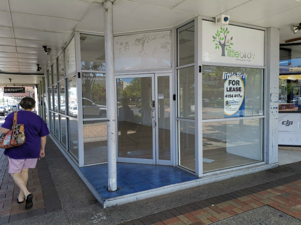 Empty shops in the Bundaberg CBD could be transformed into temporary art galleries.