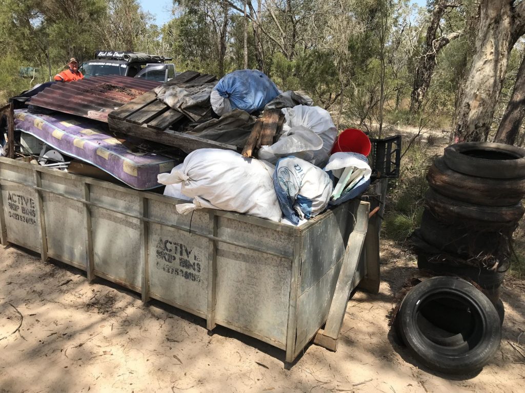 Burrum Coast National Park rubbish