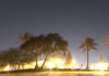 Bargara light pollution view from the ocean