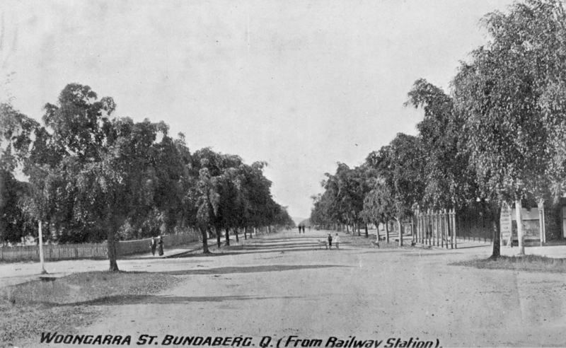 This view of Woongarra Street was taken from the Railway Station. Picture Bundaberg, bun01029 (John Wood collection)