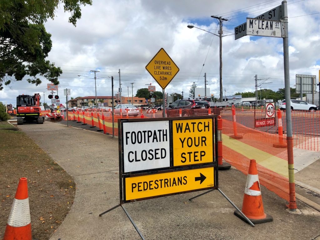 Bourbong Street rail crossing