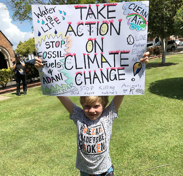 Climate change rally