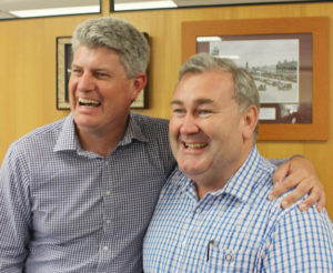 Stirling Hinchliffe and Jack Dempsey