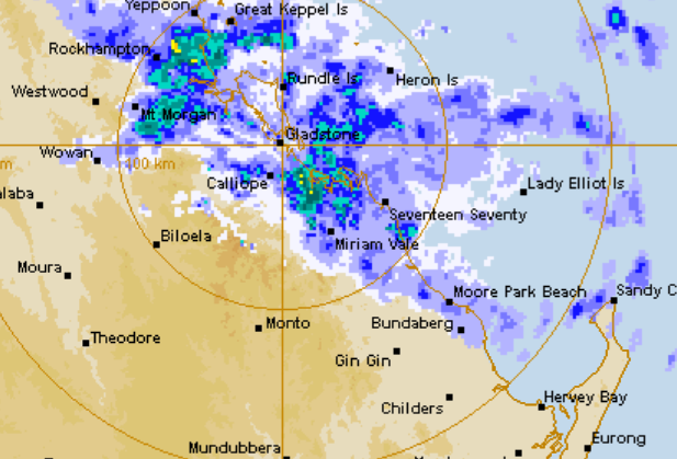 Bargara rainfall