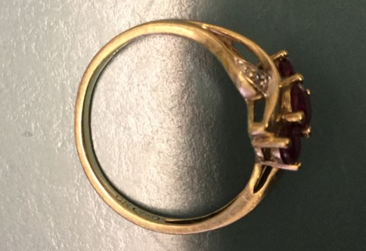 Ruby ring found