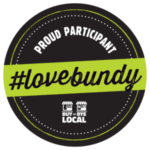 #lovebundy mobile app campaign logo
