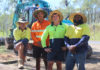 Council’s bridge crew (l-r) Hunter Cole, Tyrell Howard, Reece Maughan and Patrick Tanna.