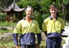 Bundaberg Regional Council employees Alex Bion and Ben Scott are working with Council after recently completing their traineeships.