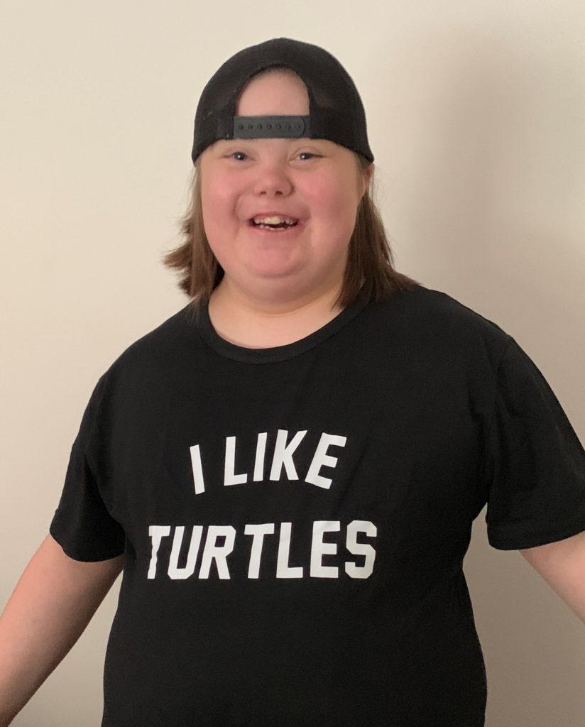 Ruby ordered an 'I like turtles' shirt after her visit to Bundaberg