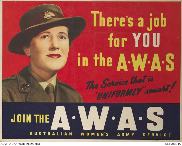Ula Agnew served in the Australian Women's Army Service