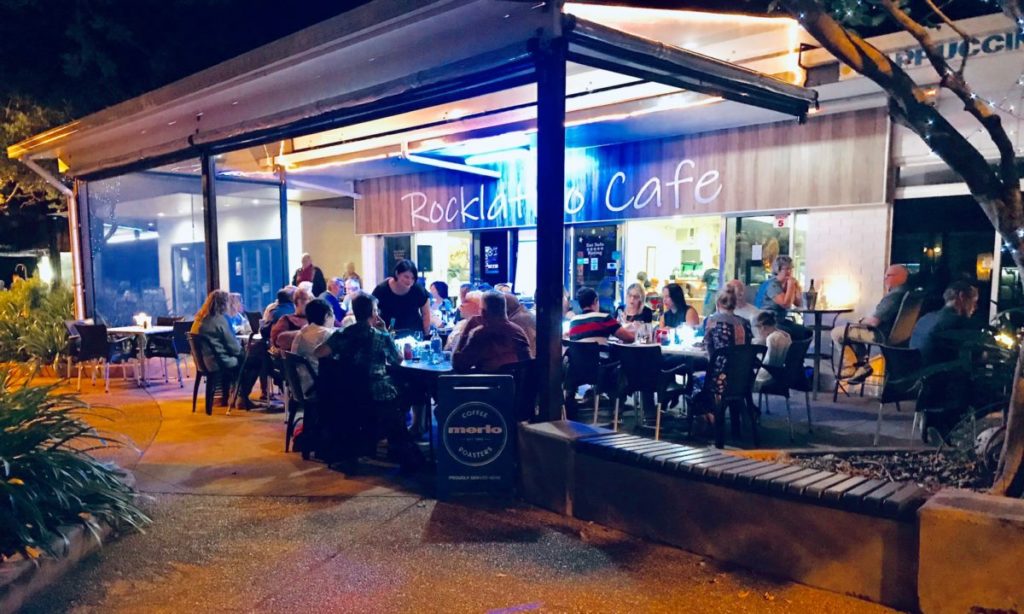 Rocklatino Cafe in Bargara was fully booked for the first night of opening.