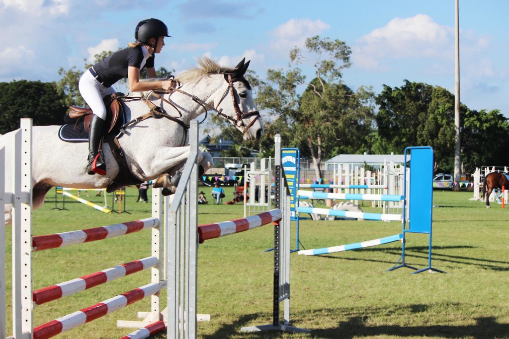 A strong program of ring events has always been a feature of the Childers Show. Here Emily Myers on TCG Centadel competes at a previous Childers Show.