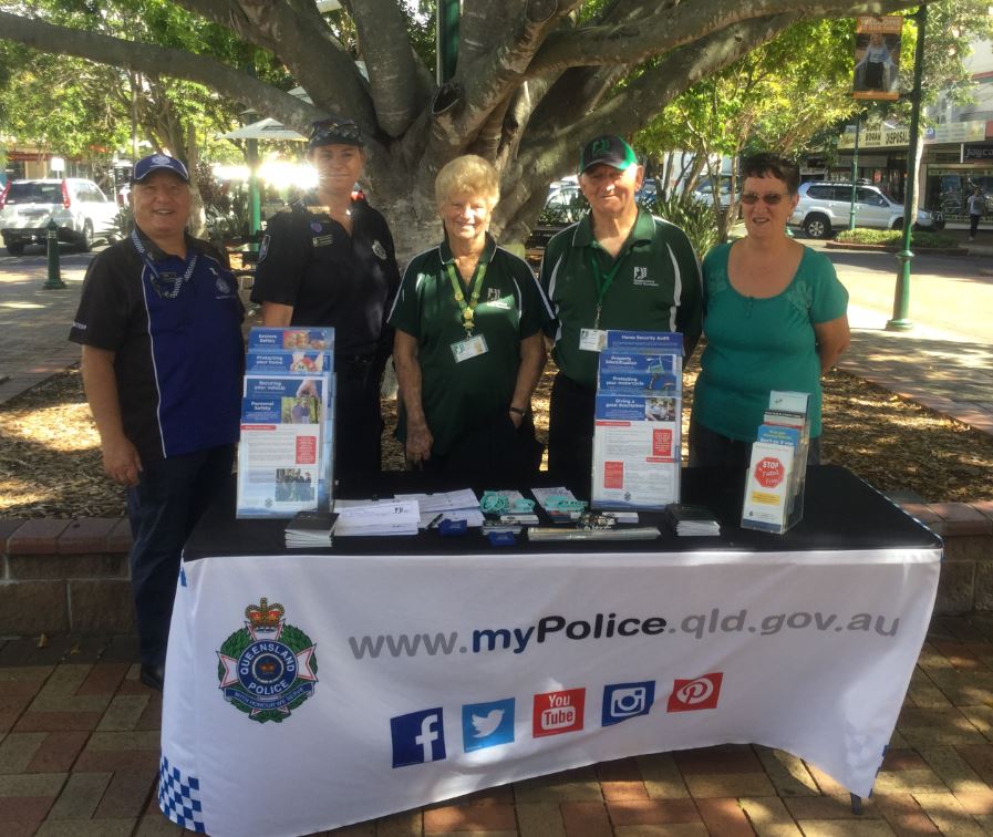 The Coffee with a Cop display.