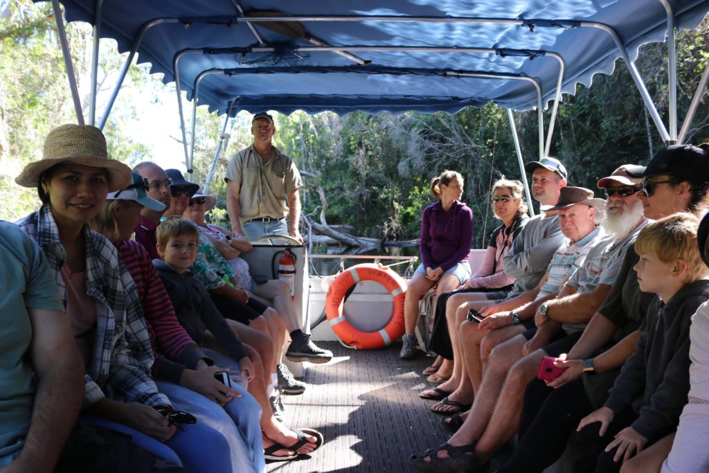 The group on the boat tour.