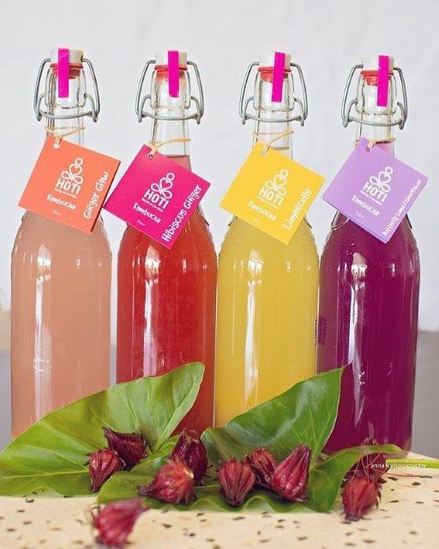 HOTI Kombucha comes in a range of flavours.