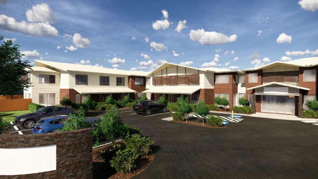 Artist impression of the proposed River Springs Drive aged care facility in Avoca