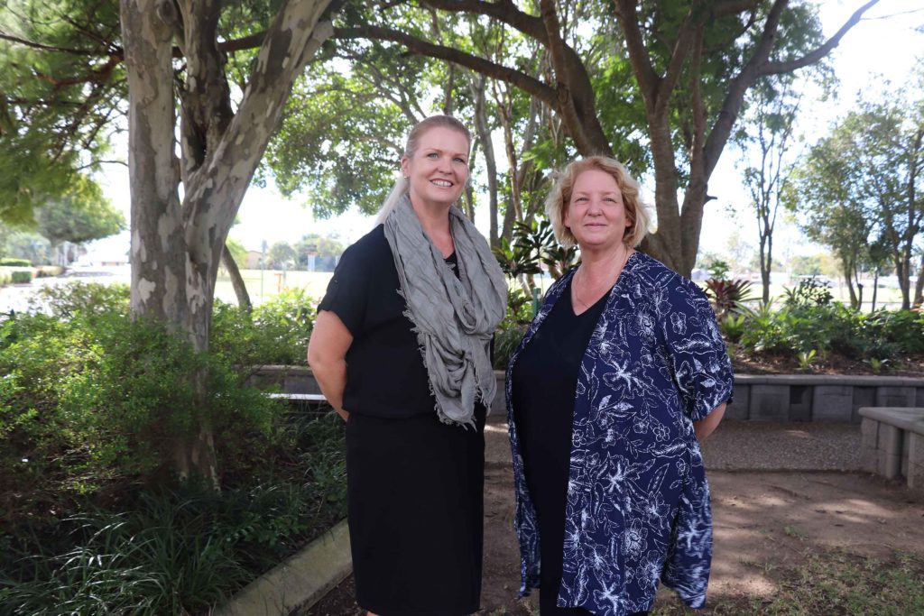 Teachers Kellie Hansen and Cathie Robinson from St. Luke's Anglican School. 