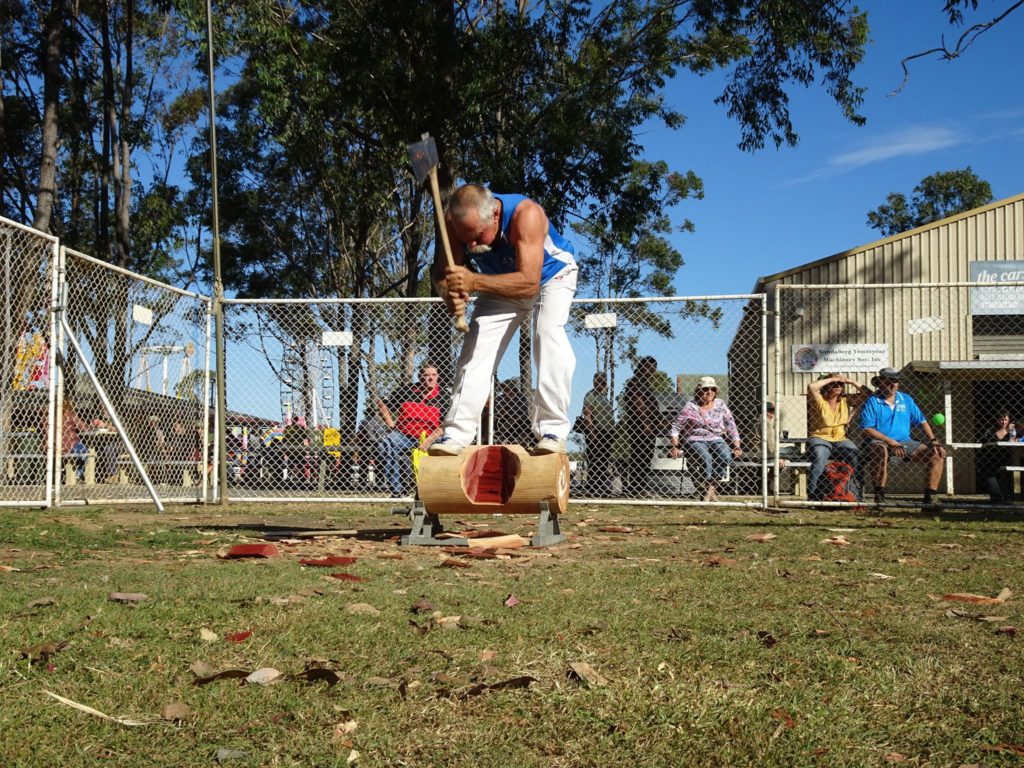 Veteran woodchopper Gary Skipper has come out of retirement to participate in the Don Dingle Memorial Chop