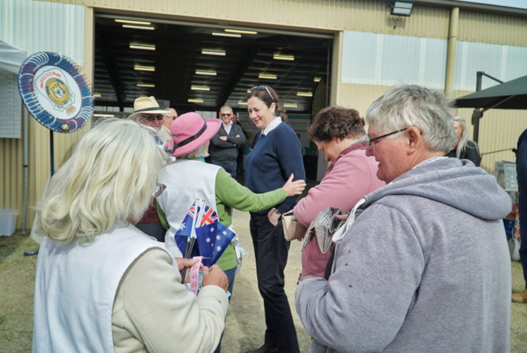 Premier Annastacia Palaszczuk at the Bundaberg Show