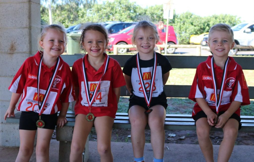 Bargara Little Athletics under 6 participants