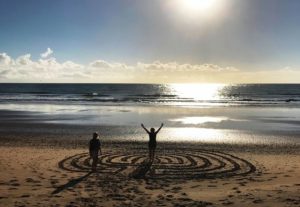 Labyrinth at Nielson Park Beach, Bargara