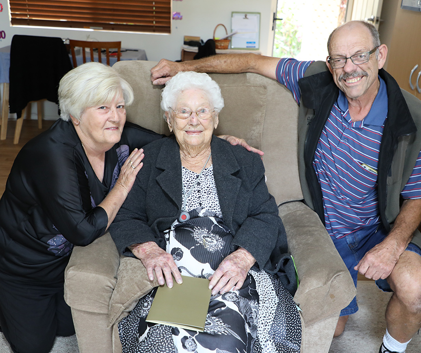 Ethel Young is celebrating her 100th birthday today surrounded by loved ones.