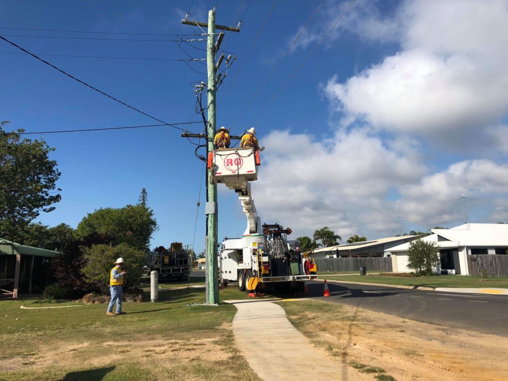 Council and Ergon are conducting works in Bargara today.