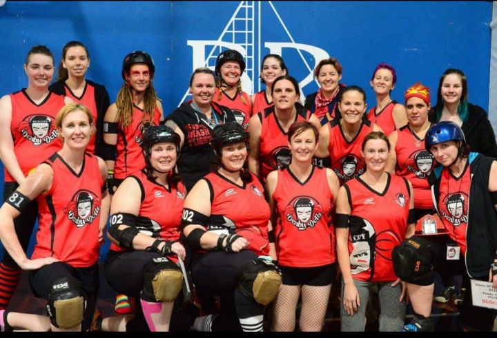 The Rum City Derby Dolls are ready for the next Skate Emergency Tournament. 