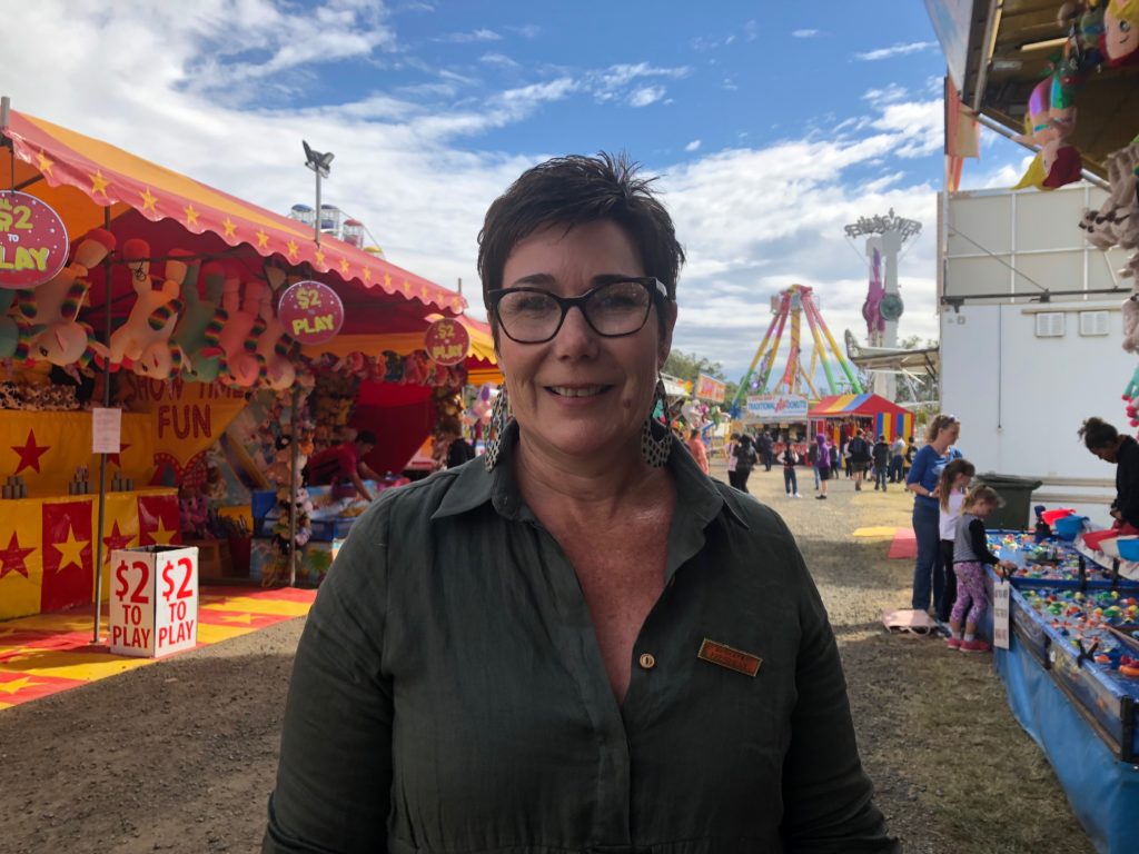 Gin Gin Show Society president Kerryn Flanders was happy with this year's turnout
