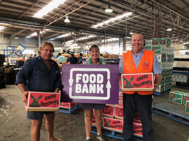 Foodbank donors, Cross family, Bundaberg