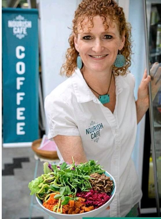 Nourish Cafe's Judy Plath said her daughter's health was the reason behind starting her holistic wholefood business. 