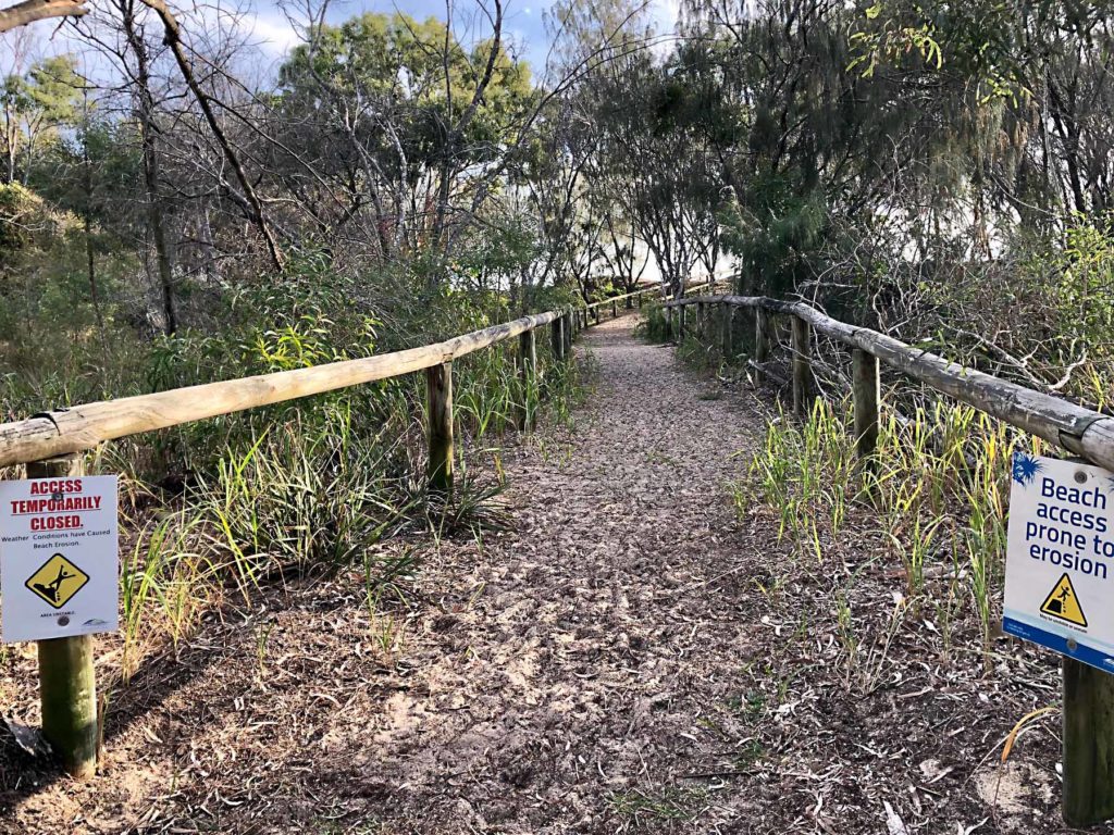 Woodgate Beach access.