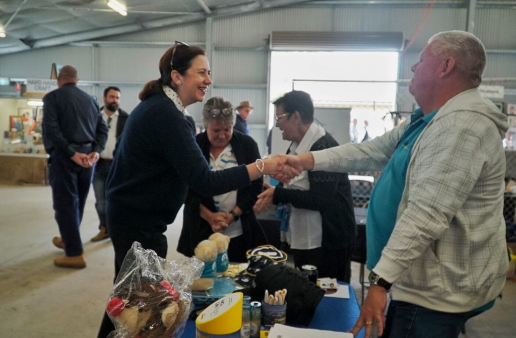 Premier Annastacia Palaszczuk at the Bundaberg Show has pledged a new Bundaberg hospital.