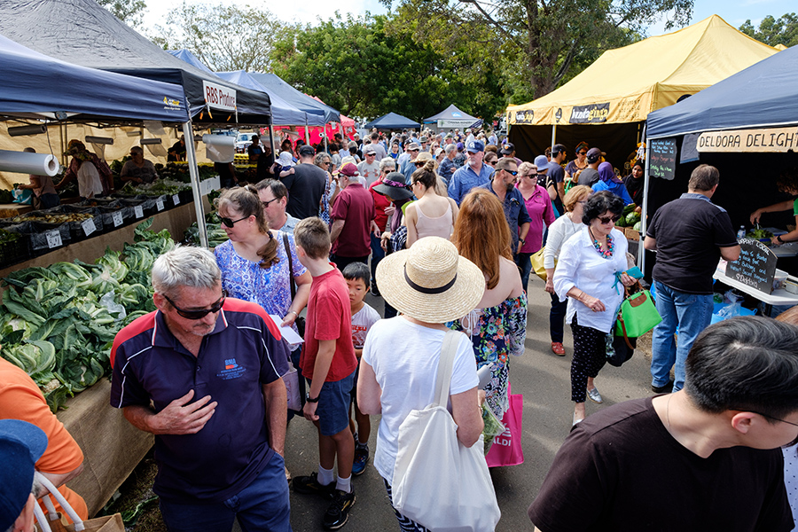 Crowds gather at last year's event.  Bunday Flavours 2019 is on Saturday.