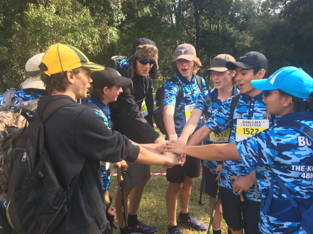 Eight students and two teachers from Bundaberg State High School took on the Gold Coast Kokoda Challenge