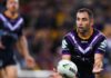 Cameron Smith will mark a 400 game milestone in round 17. Source: Melbourne Storm