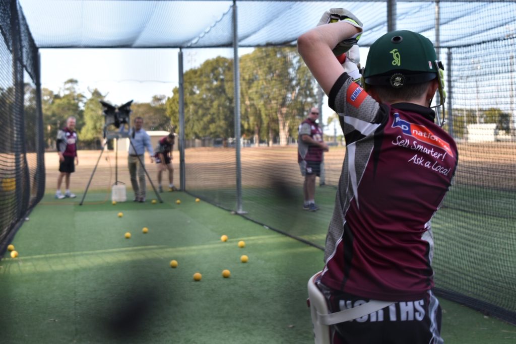 Bundaberg North Cricket Club were able to purchase new training equipment as part of a successful grant application.
