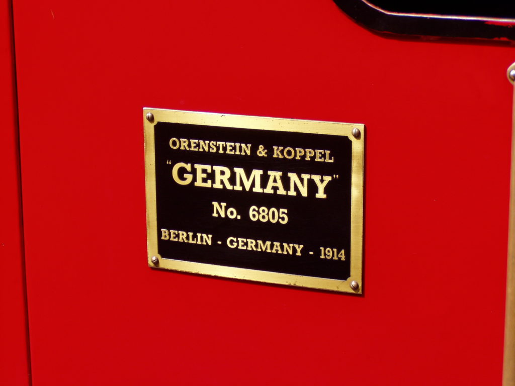 STEAM LOCO: Germany- by Orenstein & Koppel, built in 1914