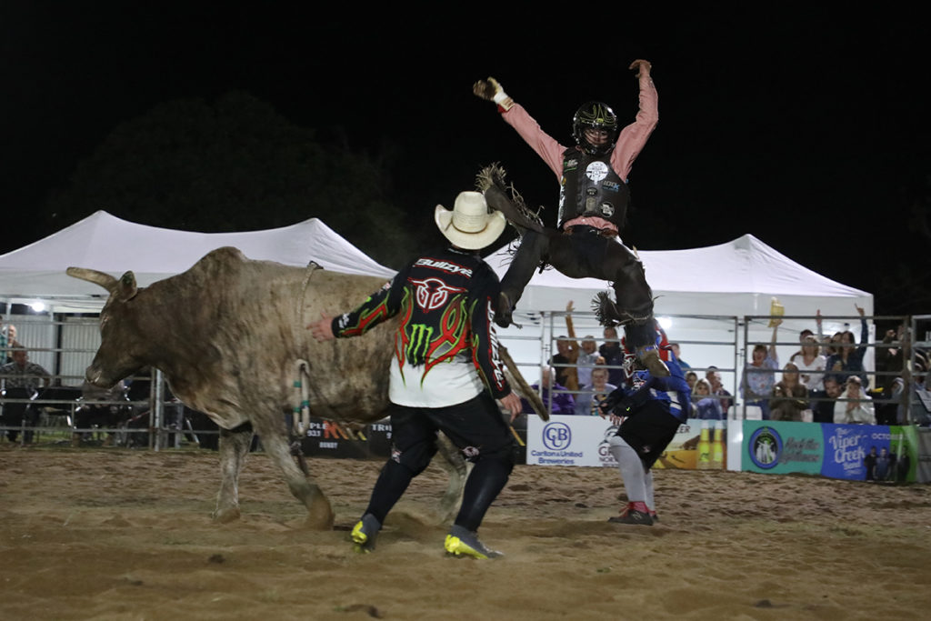 Burnett Heads bull riding