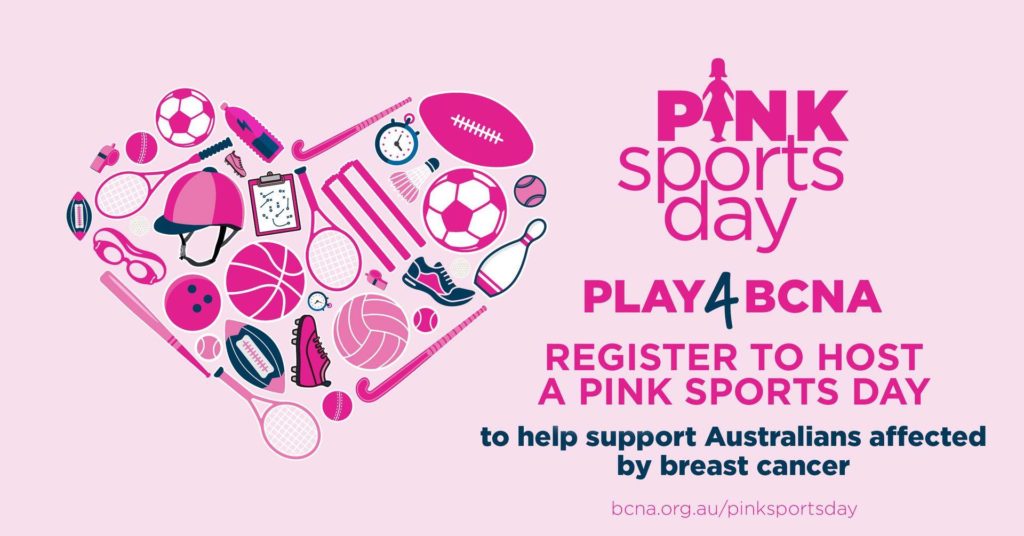 Local sporting groups will wear pink socks for Pink Sports Day this weekend.