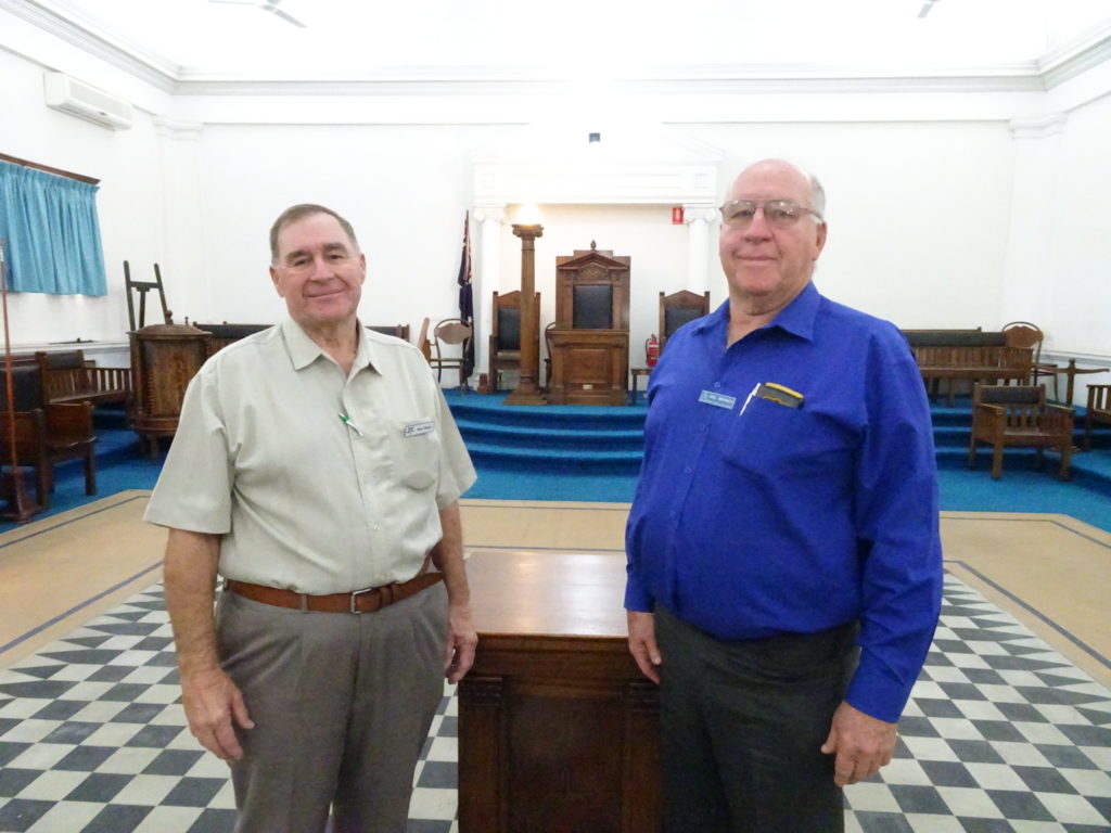 Freemasons Des Wust and Beil Branch at the Bundaberg Open House