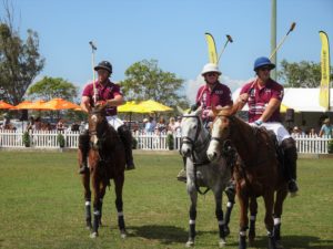 Professional Polo Players take to the feild at Bundaberg's first Pop-Up Polo event