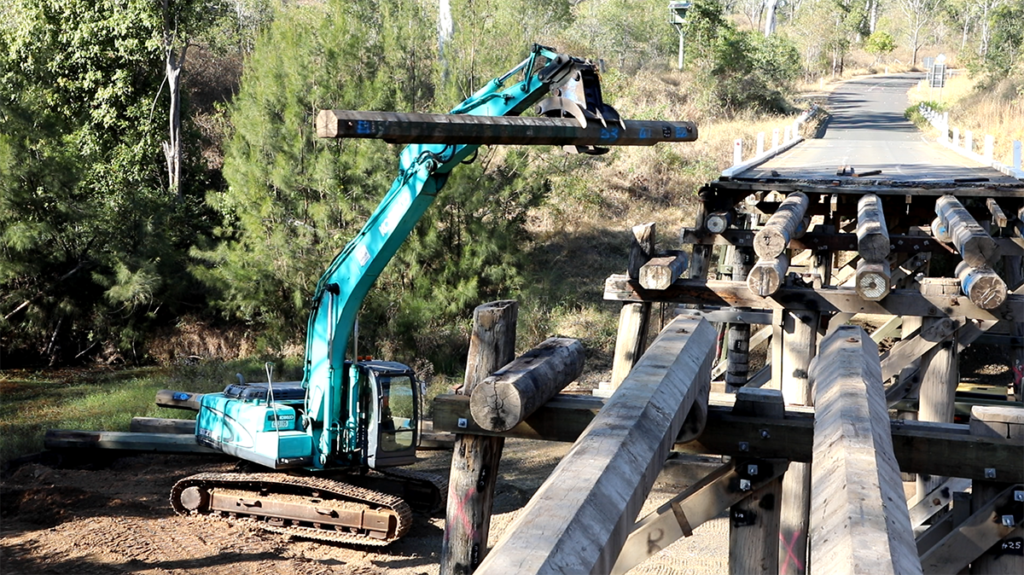 bridge pile wrapping