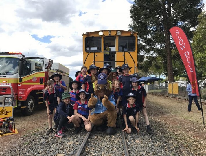 St Joseph’s Primary School students learn about cane train safety