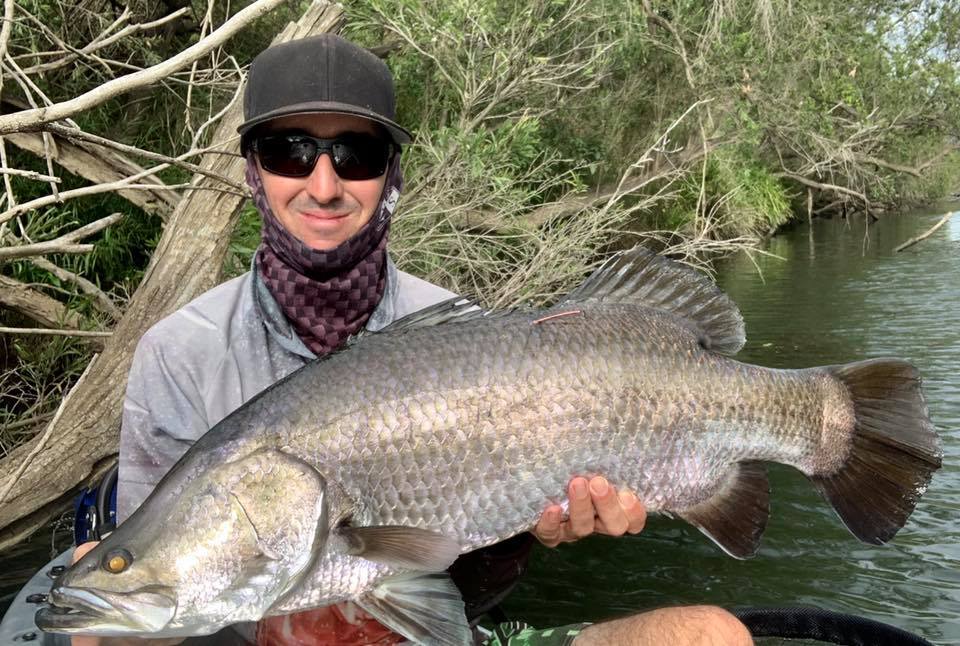 Jesse Spence said he has great luck fishing from his kayak.