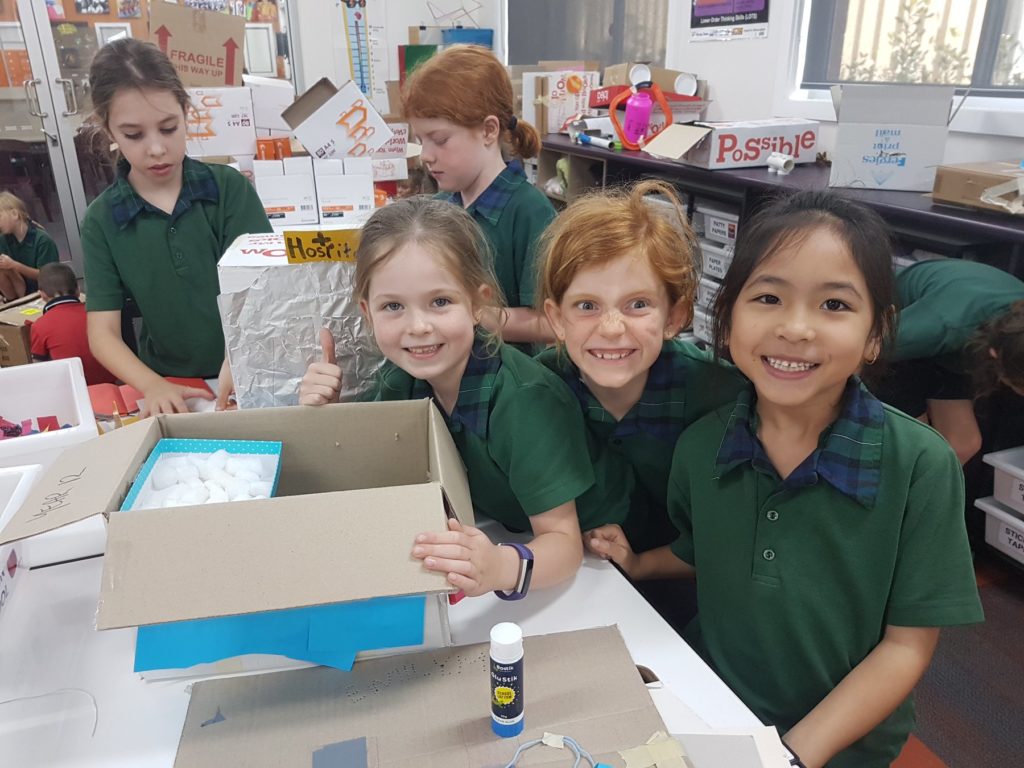 The Prep- Year 4 Cardboard Challenge will be part of the St Luke’s Innovation and Entrepreneurship Day.